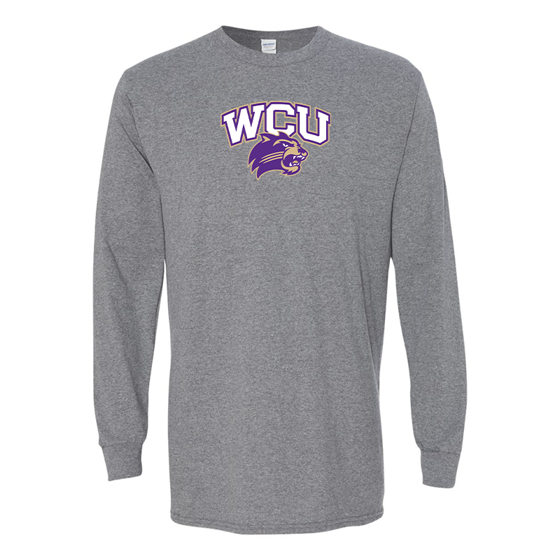 Men's Western Carolina Catamounts Gildan Heavy Cotton Long Sleeve T-Shirt